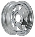 13x4.5 Galvanized Steel Spoke Trailer Wheel 5 Lug